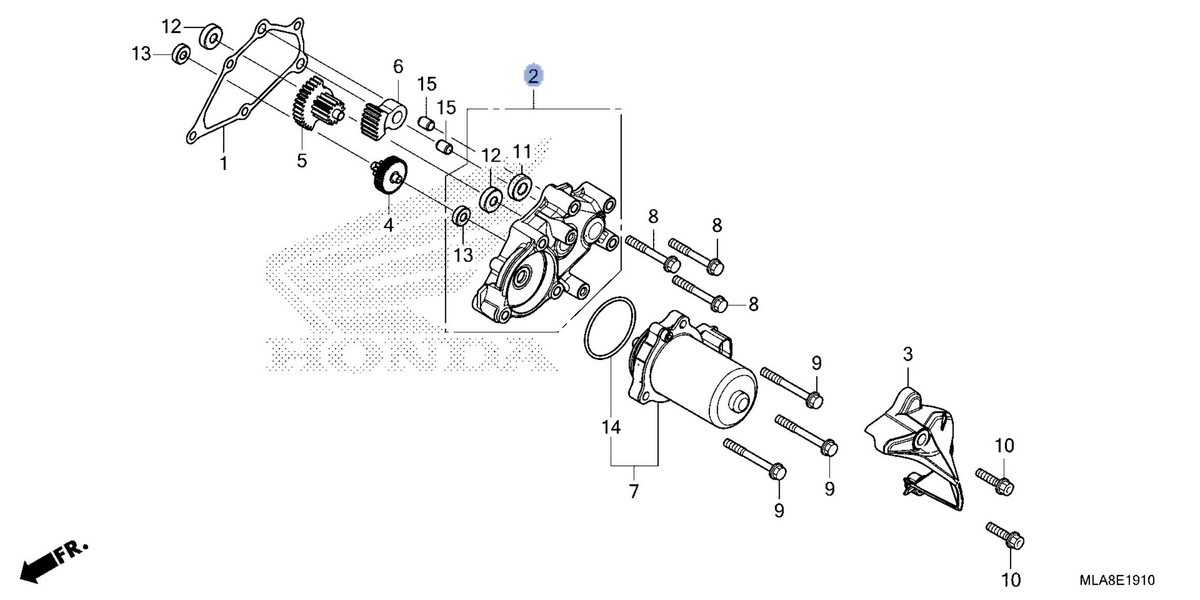 Honda OEM part 11520-MLA-A50