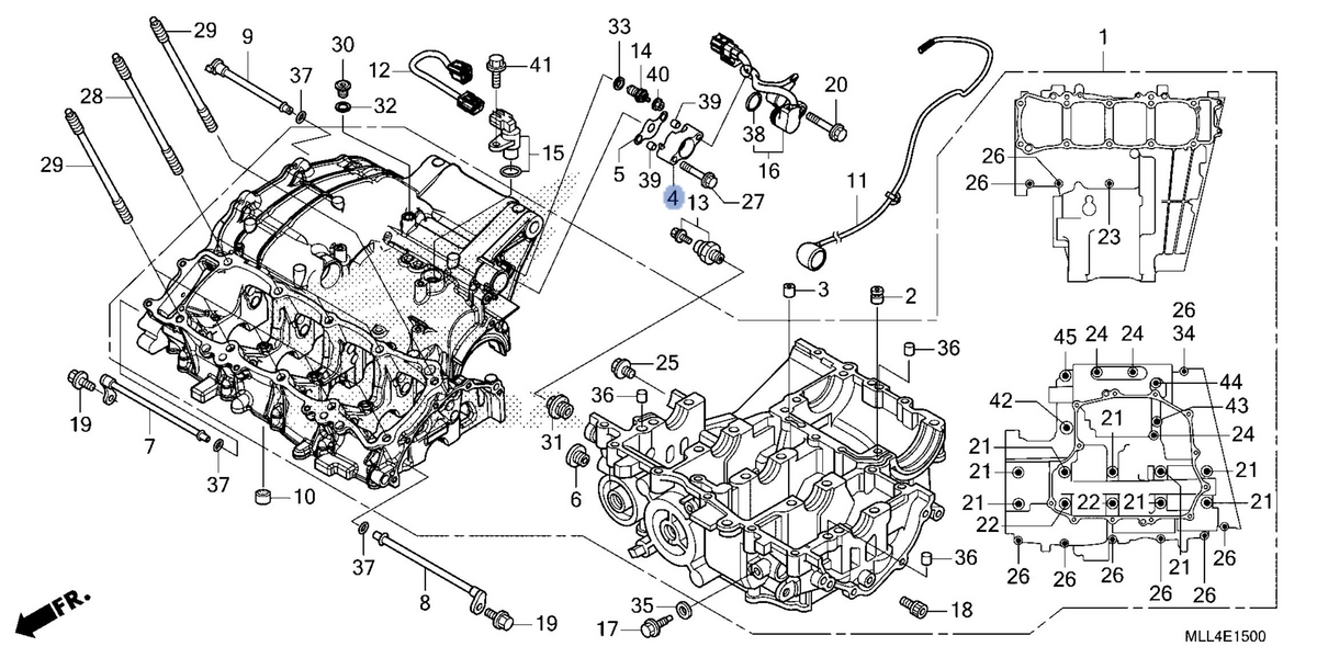 Honda OEM part 11521-MLL-D00