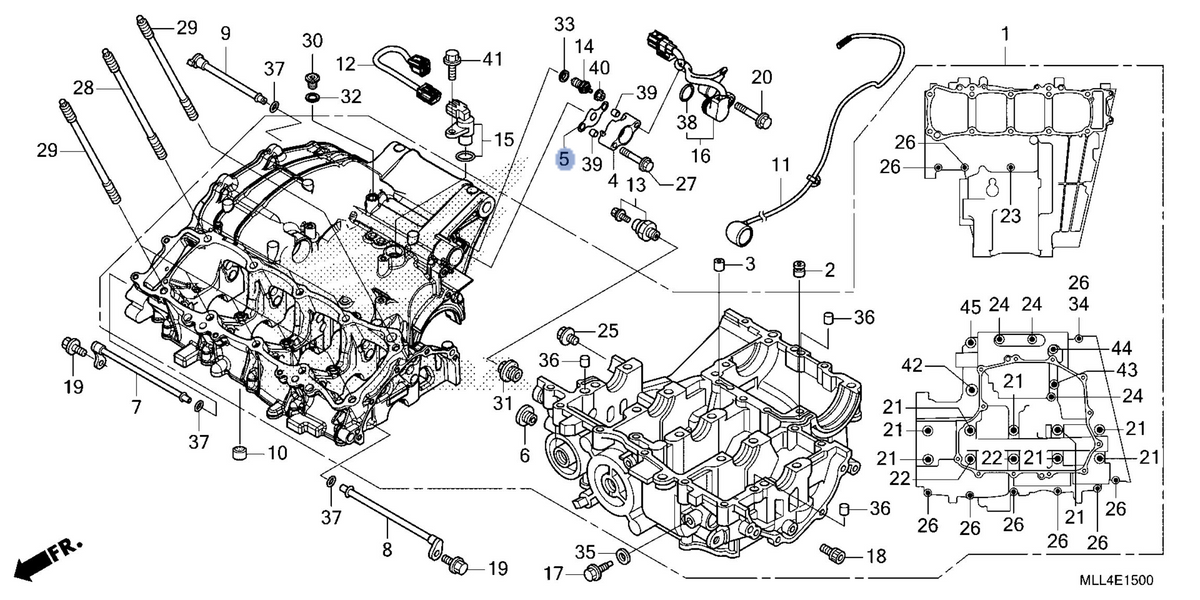 Honda OEM part 11522-MLL-D01