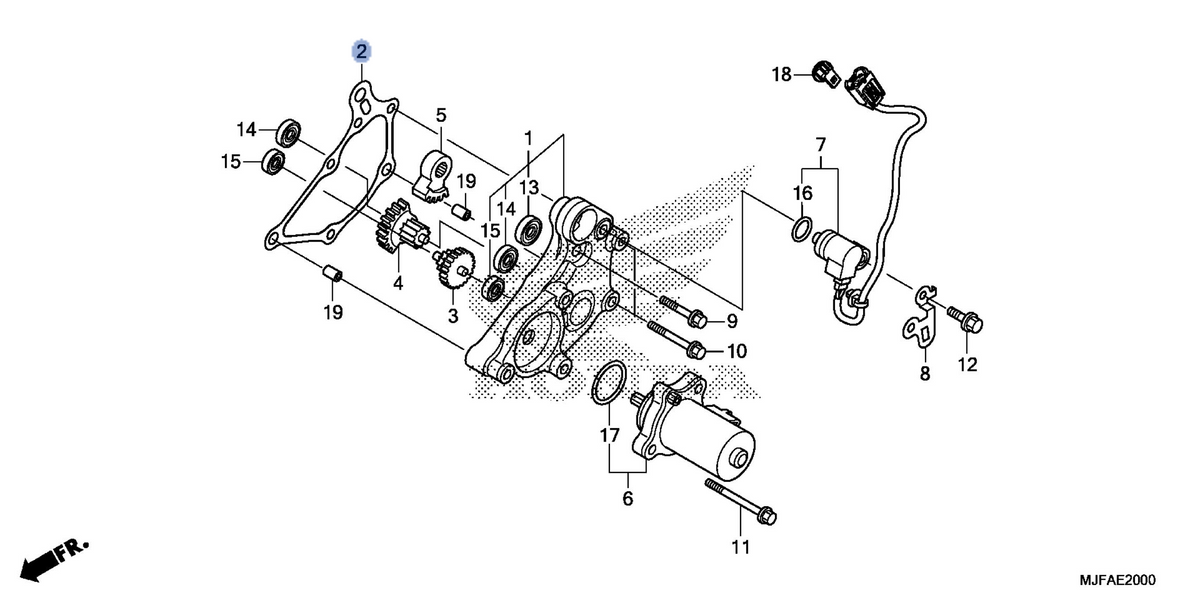 Honda OEM part 11523-MGS-D21