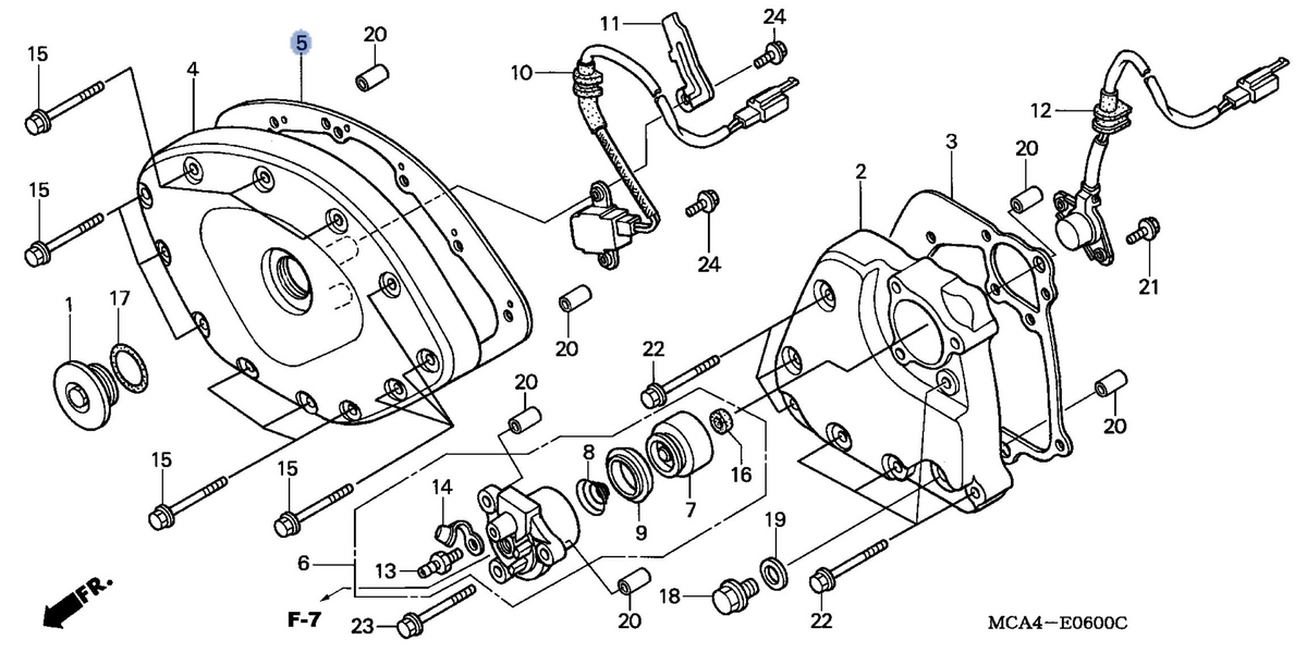 Honda OEM part 11524-MCA-000