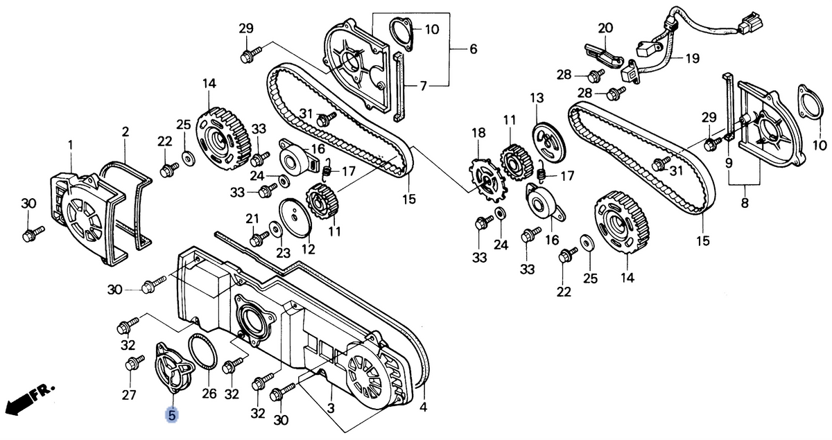 Honda OEM part 11531-MN5-000