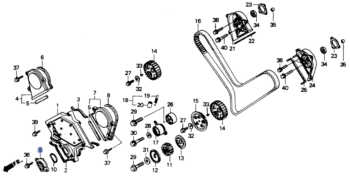 Honda OEM part 11551-MT3-000