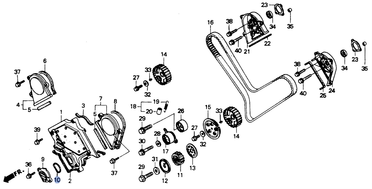 Honda OEM part 11554-MT3-003