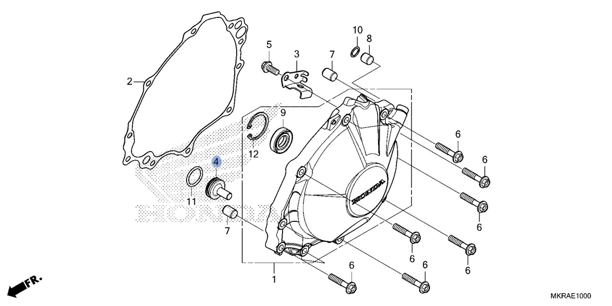 Honda OEM part 11611-MKR-D10