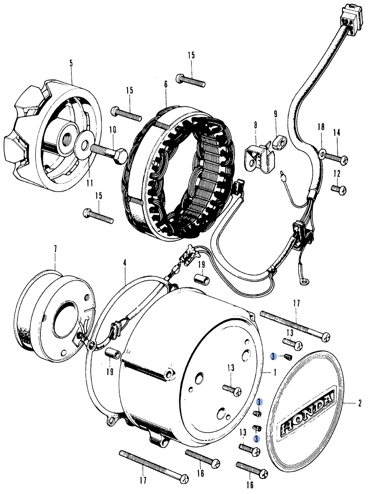 Honda OEM part 11633-323-000