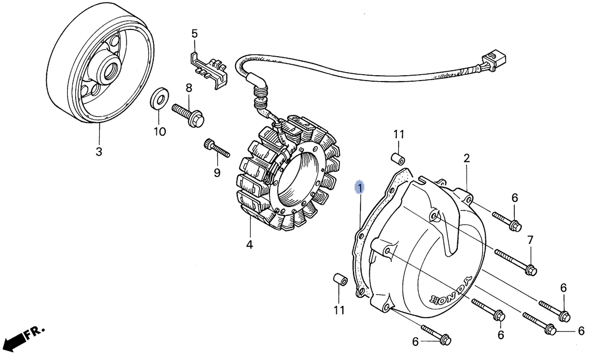 Honda OEM part 11636-MY7-000