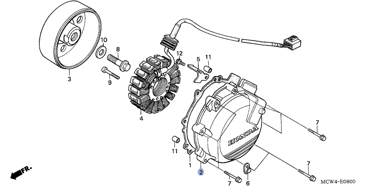 Honda OEM part 11641-MCW-000
