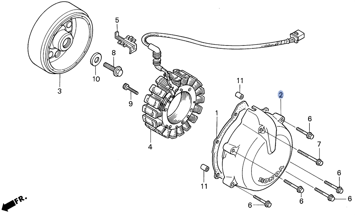 Honda OEM part 11641-MZ5-920