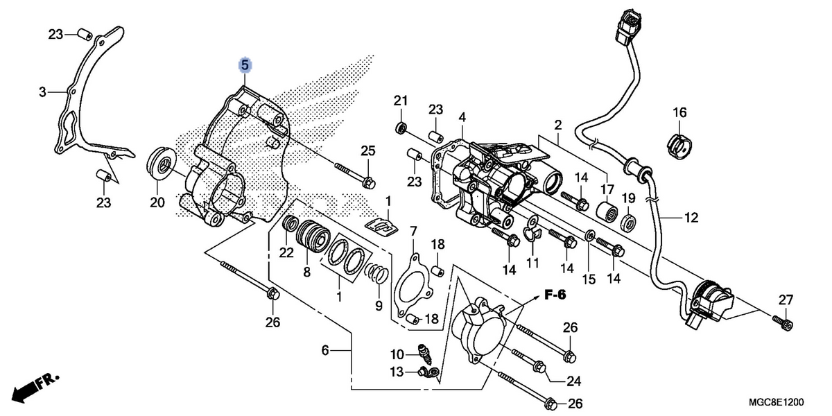 Honda OEM part 11652-MAZ-010