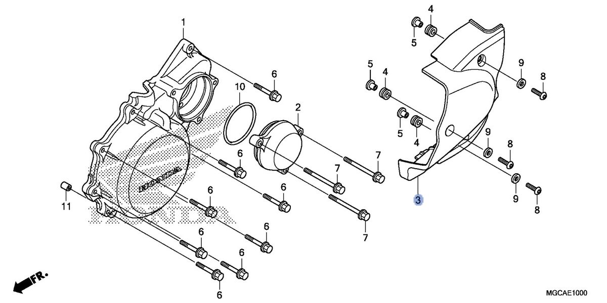 Honda OEM part 11661-MGC-N20
