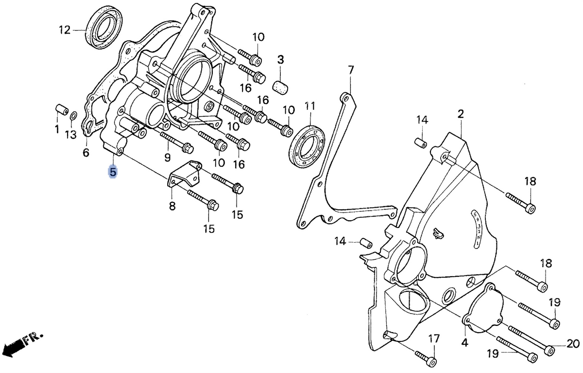 Honda OEM part 11661-MW3-670