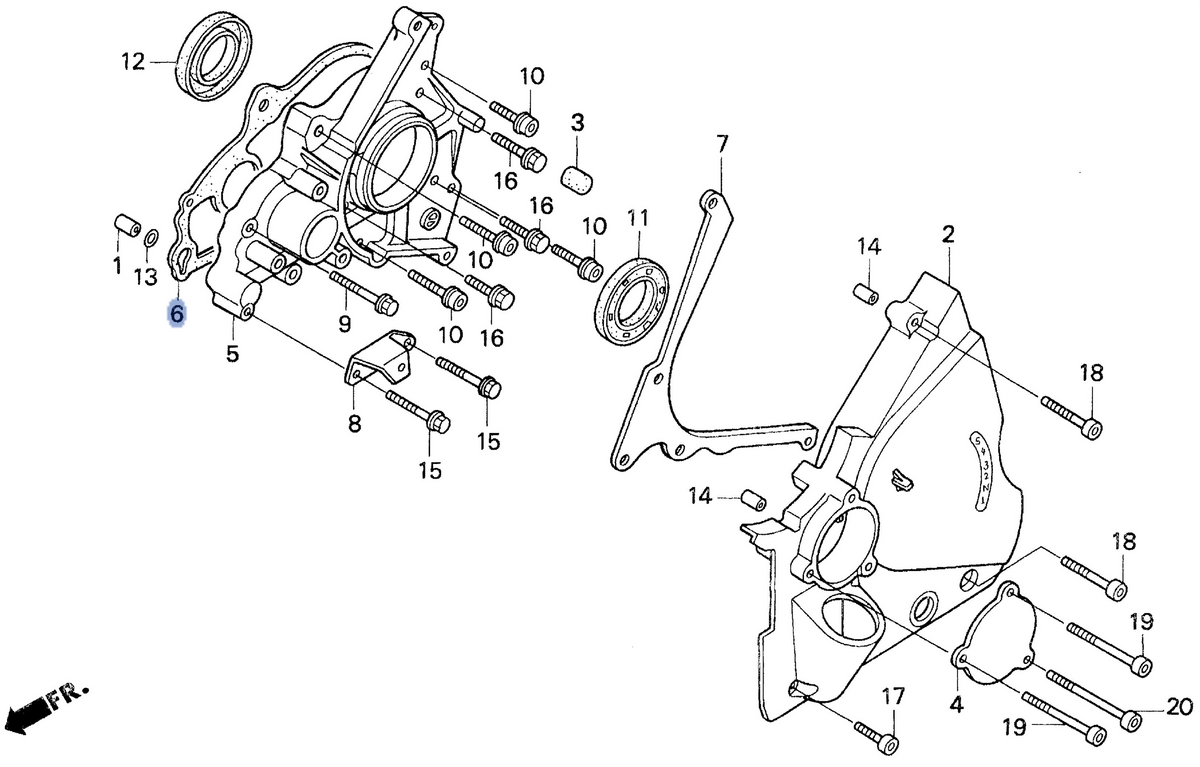 Honda OEM part 11663-MW3-601