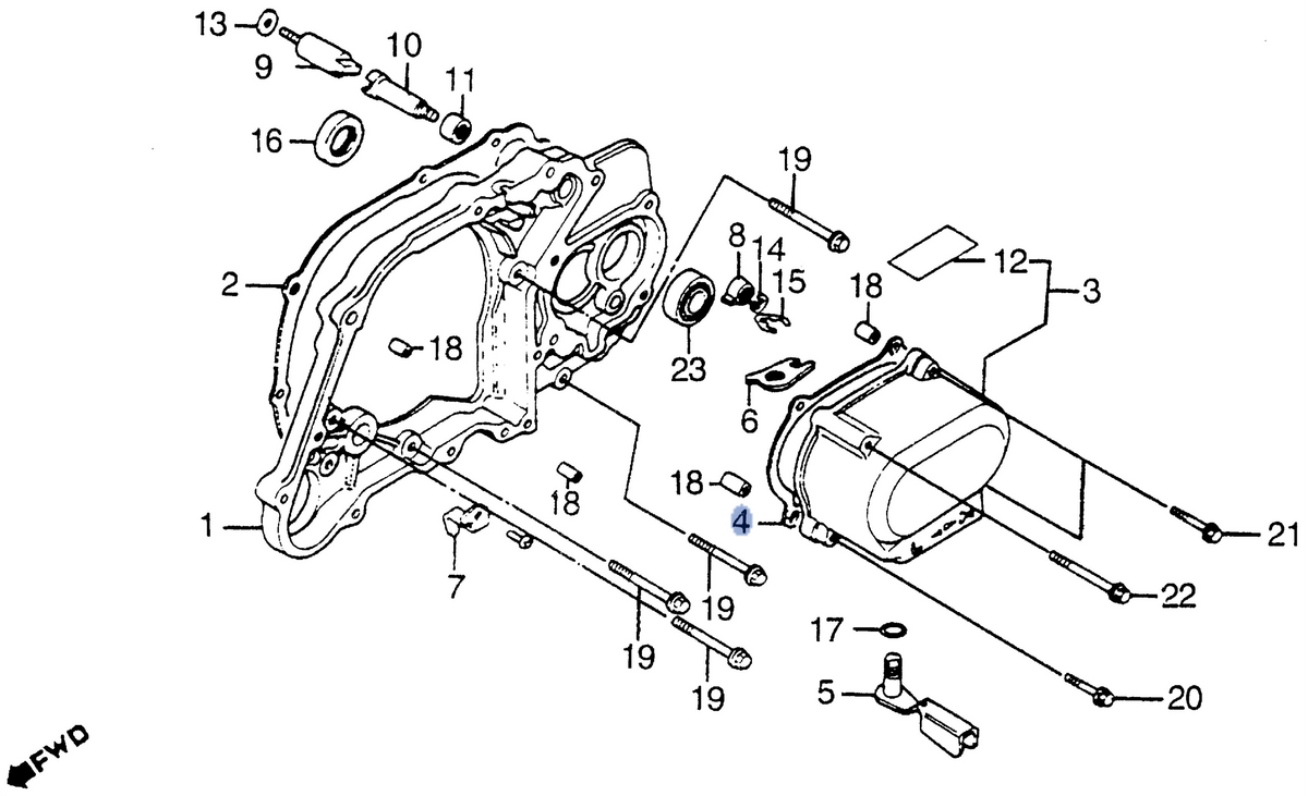 Honda OEM part 11693-968-306