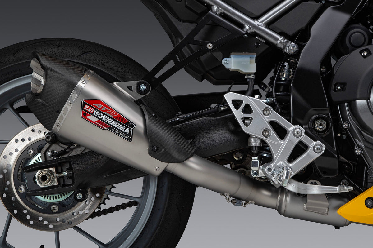 GSX-8S/R/T/TT 23-26 AT2 Stainless Full Exhaust, w/ Stainless Muffler - 11720AP520C