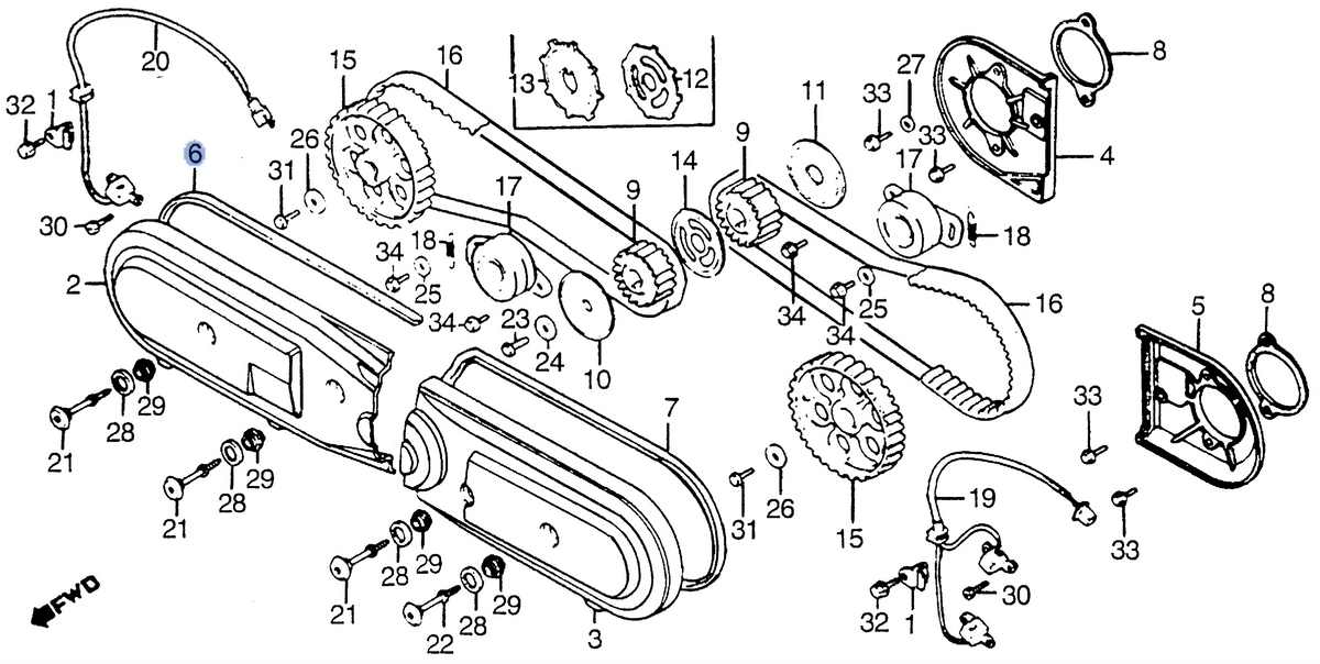 Honda OEM part 11831-MG9-680