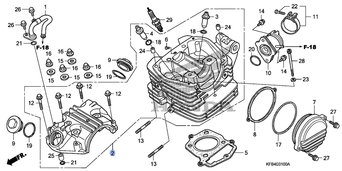 Honda OEM part 12000-KPM-940