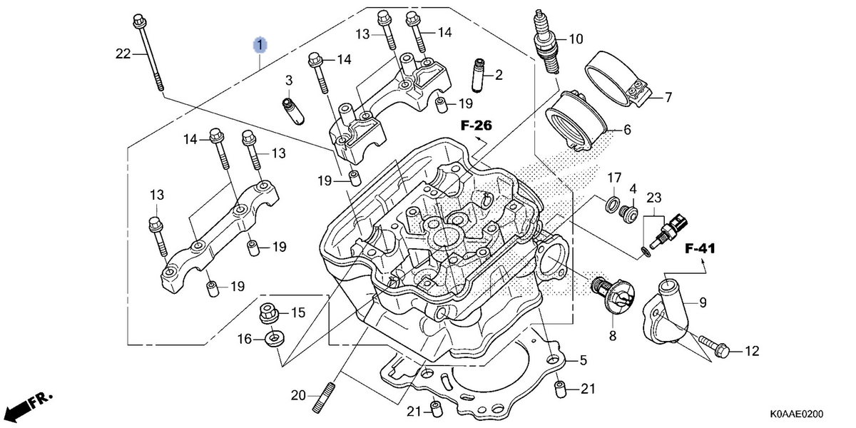 Honda OEM part 12010-K0A-EB0