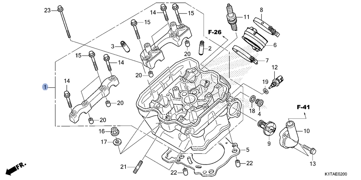 Honda OEM part 12010-K1T-EB0