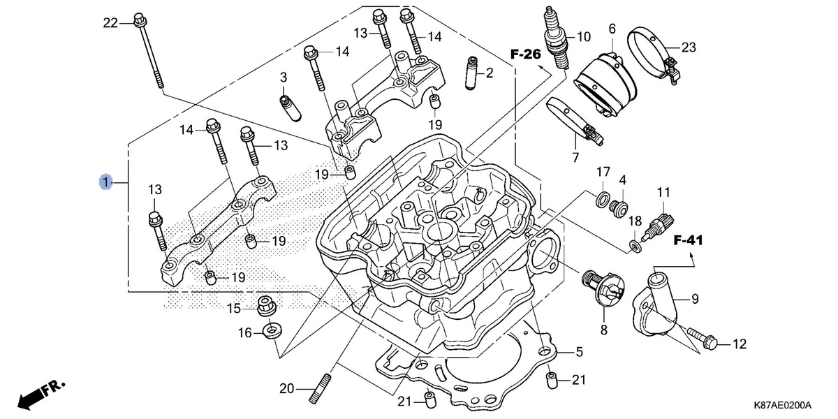 Honda OEM part 12010-K2Y-L00