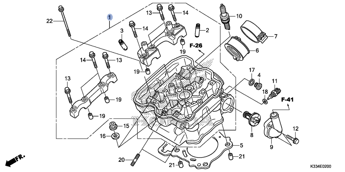 Honda OEM part 12010-K33-D00