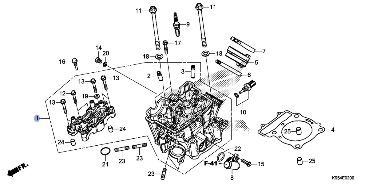 Honda OEM part 12010-K95-A40