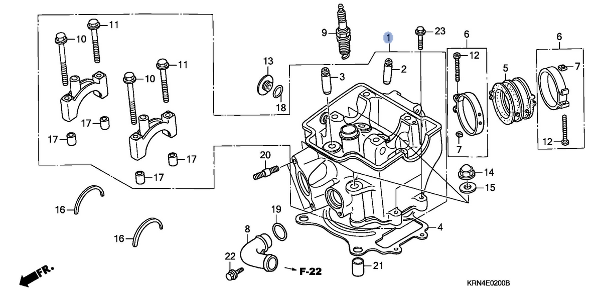 Honda OEM part 12010-KRN-A30