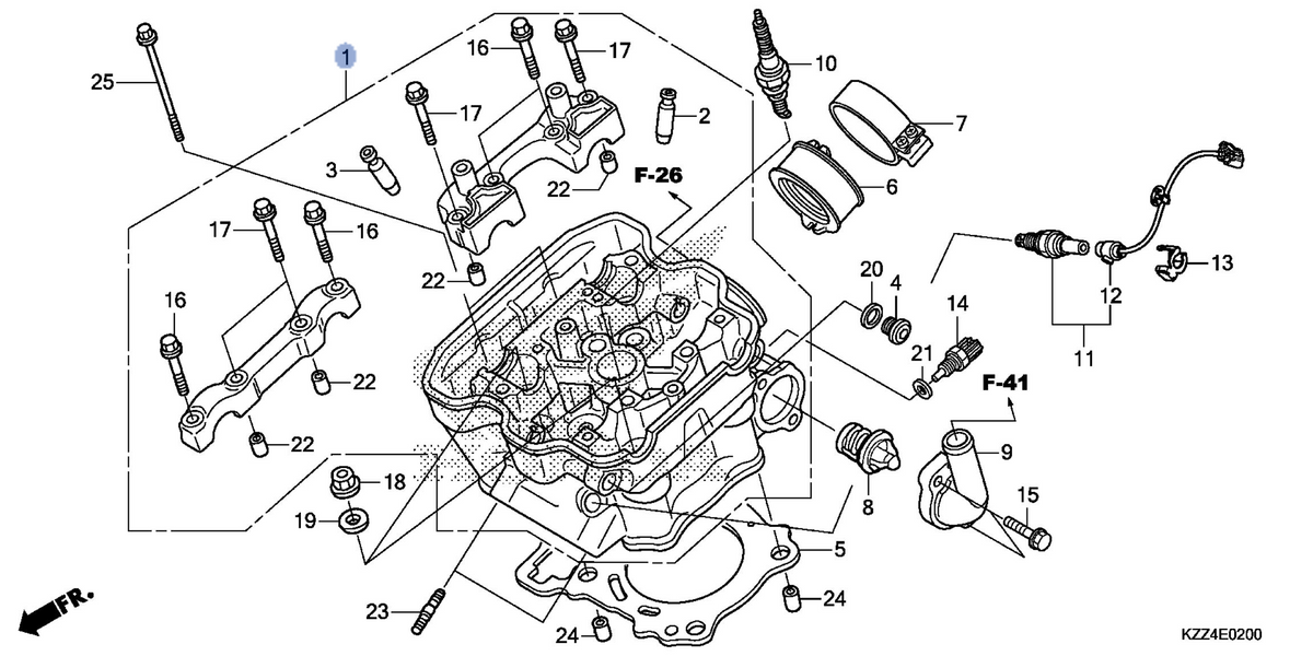 Honda OEM part 12010-KZZ-901