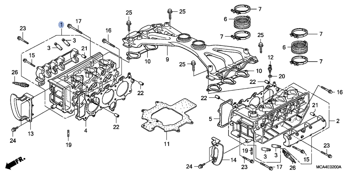 Honda OEM part 12010-MCA-A20