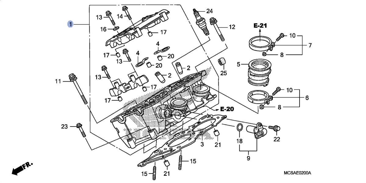 Honda OEM part 12010-MCS-D80