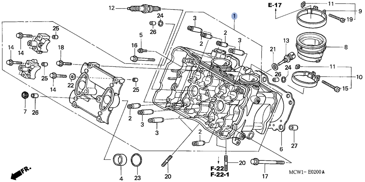 Honda OEM part 12010-MCW-000