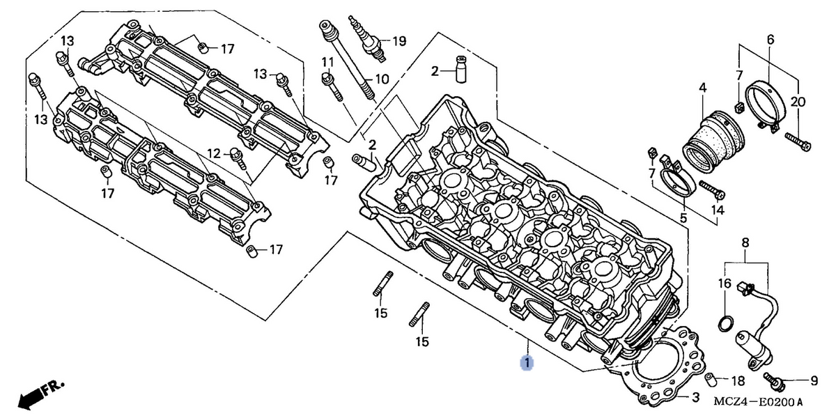 Honda OEM part 12010-MCZ-000