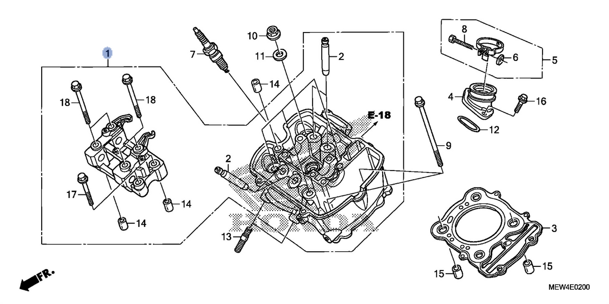 Honda OEM part 12010-MEW-D40