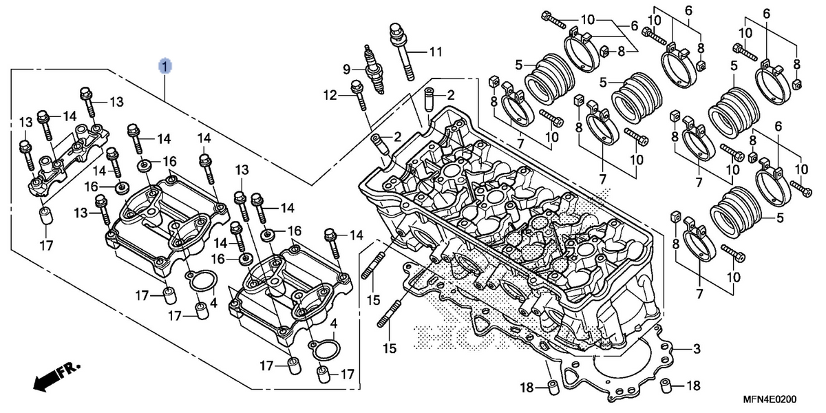 Honda OEM part 12010-MFN-D00