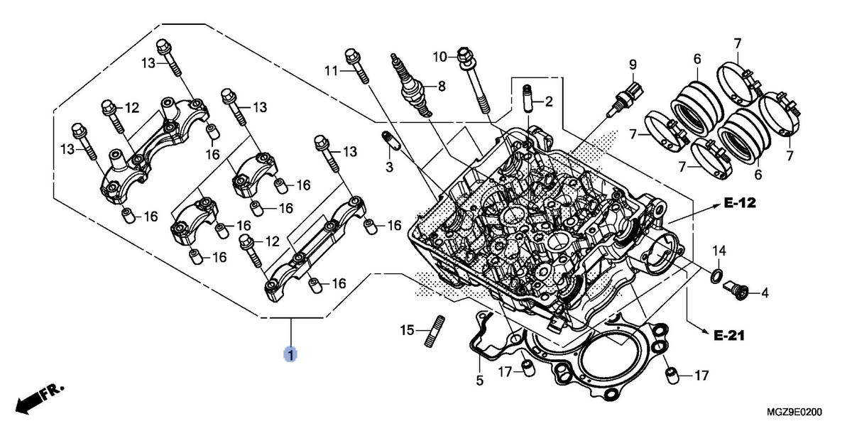 Honda OEM part 12010-MGZ-J80