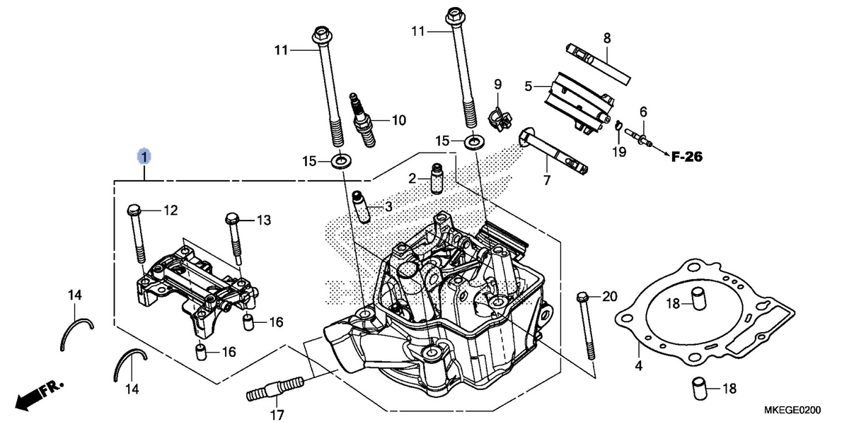 Honda OEM part 12010-MKE-A50