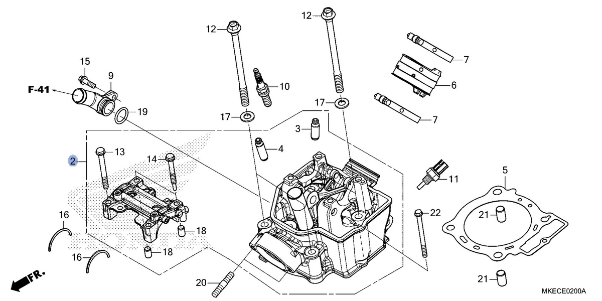 Honda OEM part 12010-MKE-AF0