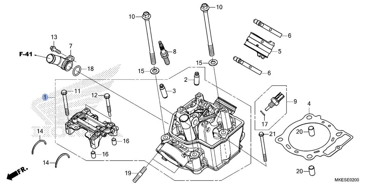 Honda OEM part 12010-MKE-BQ0
