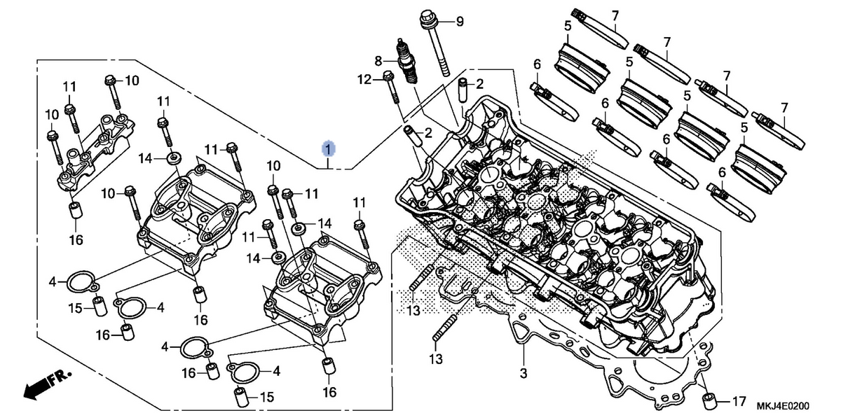 Honda OEM part 12010-MKJ-D00