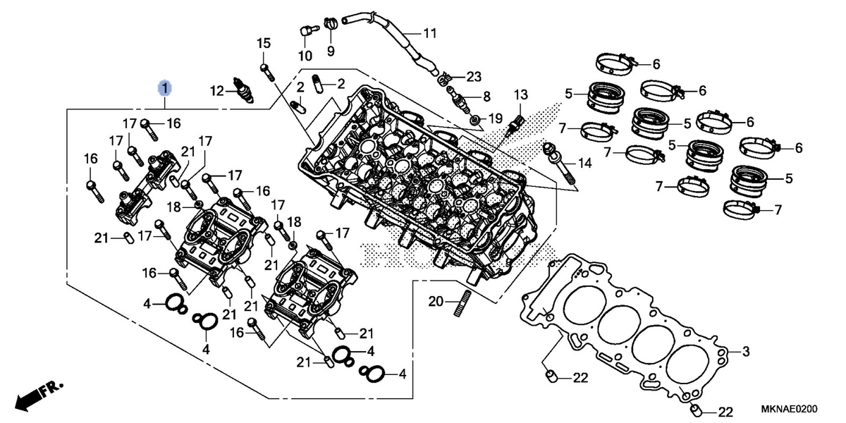 Honda OEM part 12010-MKN-D10