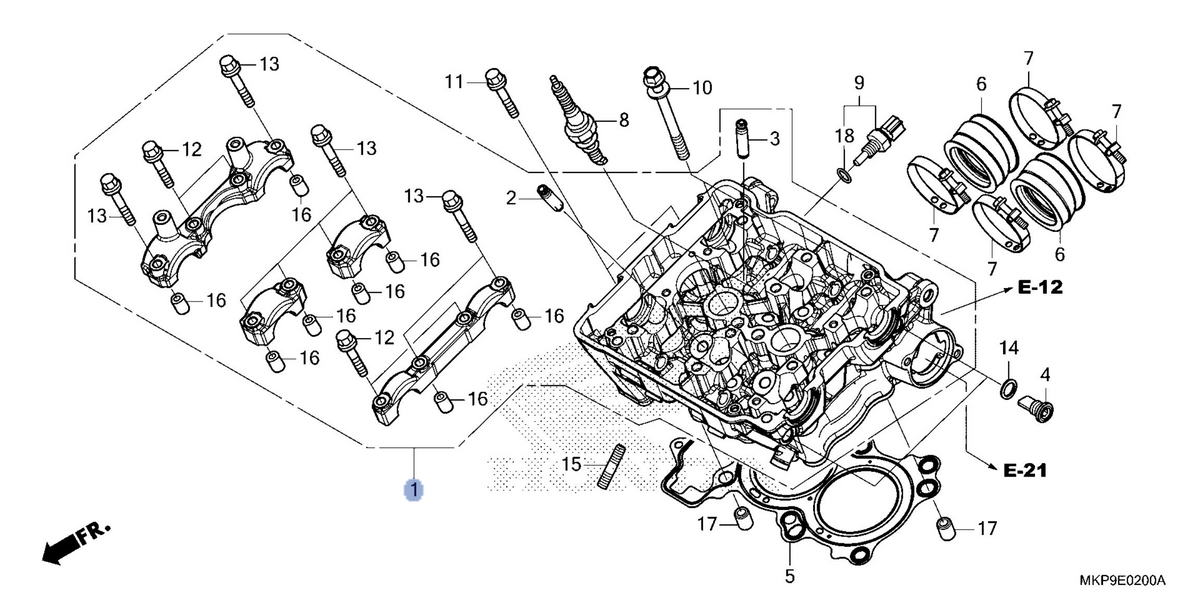 Honda OEM part 12010-MKP-D00