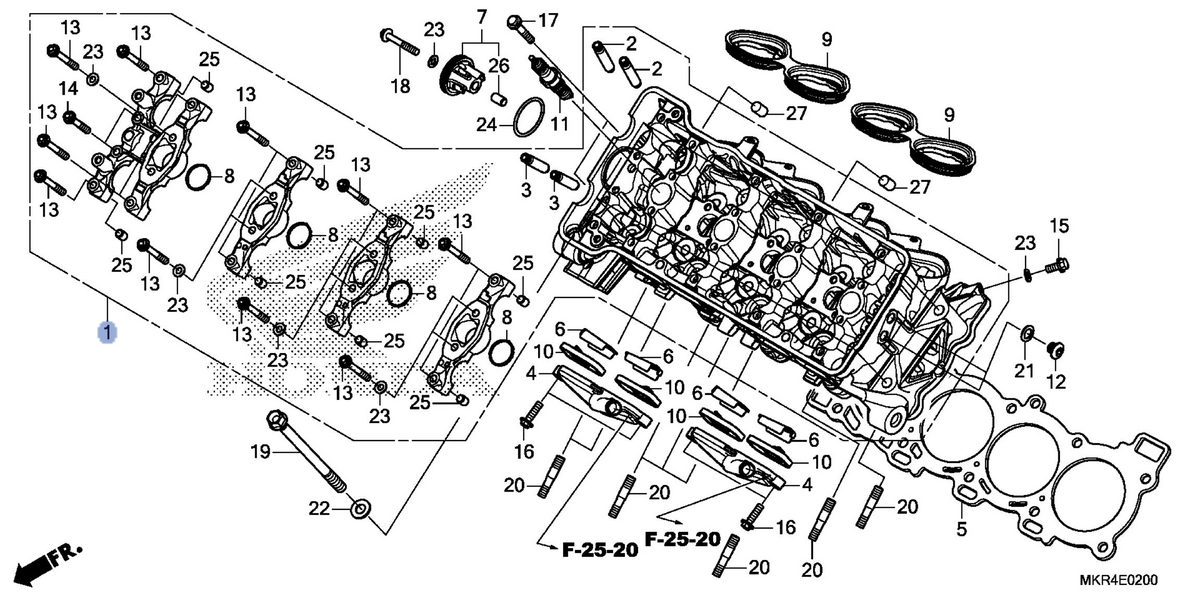 Honda OEM part 12010-MKR-D10