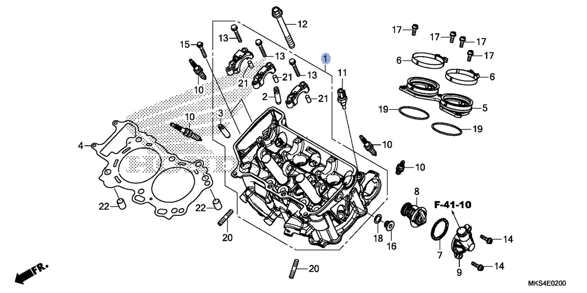 Honda OEM part 12010-MKS-E00