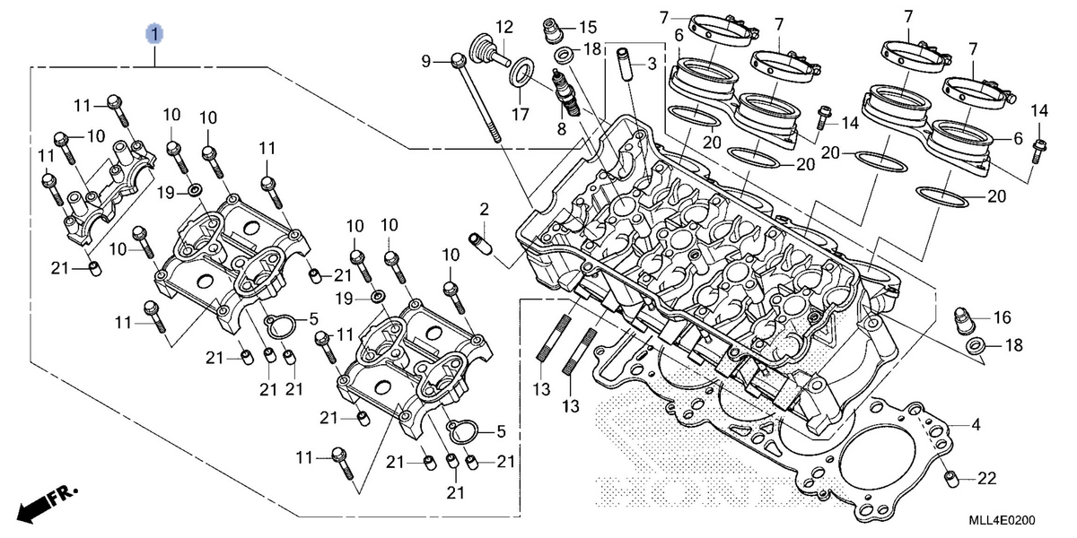 Honda OEM part 12010-MLL-D00