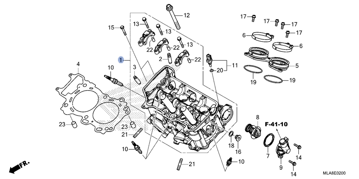 Honda OEM part 12010-MLN-E00