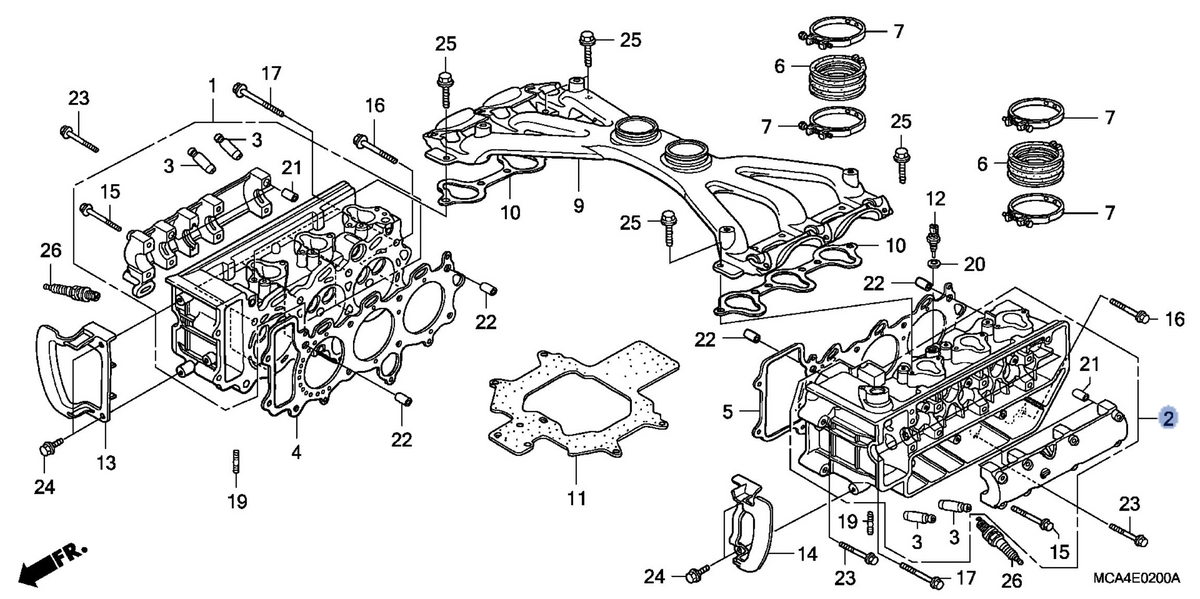 Honda OEM part 12020-MCA-A20