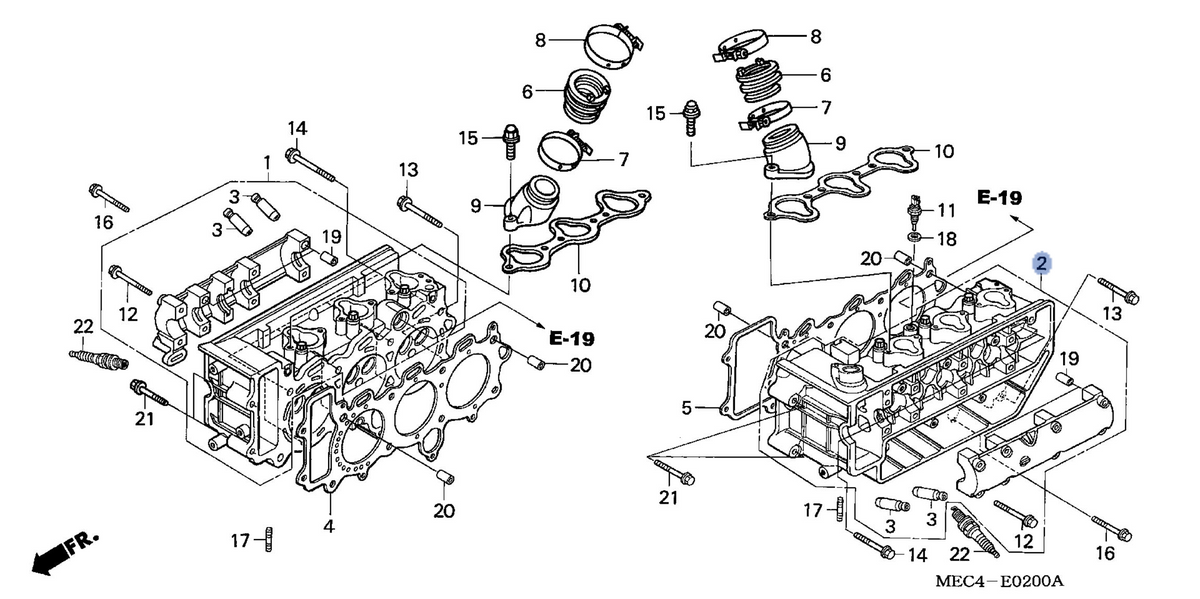 Honda OEM part 12020-MEC-000