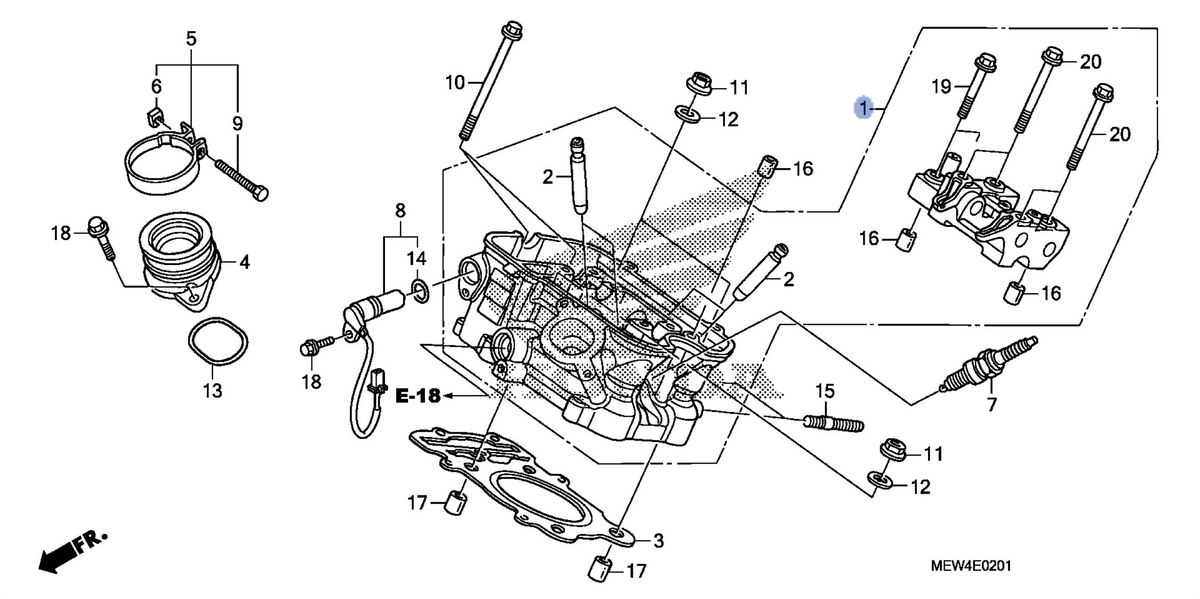 Honda OEM part 12020-MEW-920