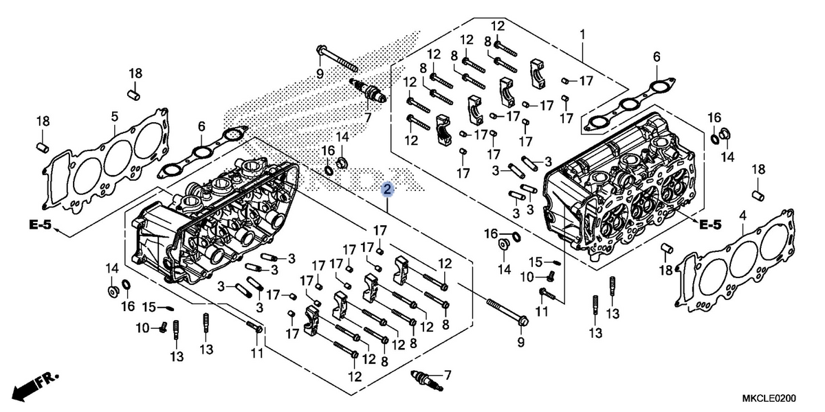 Honda OEM part 12020-MKC-W40