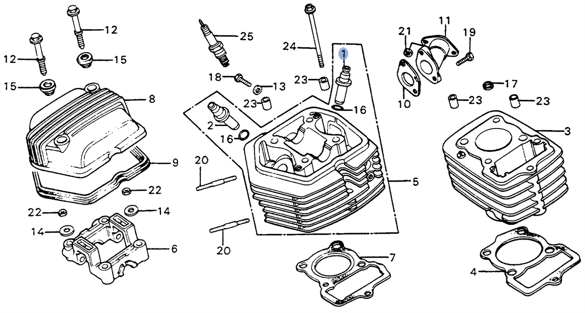 Honda OEM part 12021-149-405